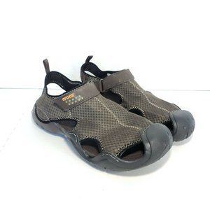 Crocs Swiftwater Men's 11 Mesh Fisherman Shoes